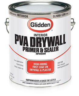 Glidden PVA Drywall Primer:  quality builder's paint